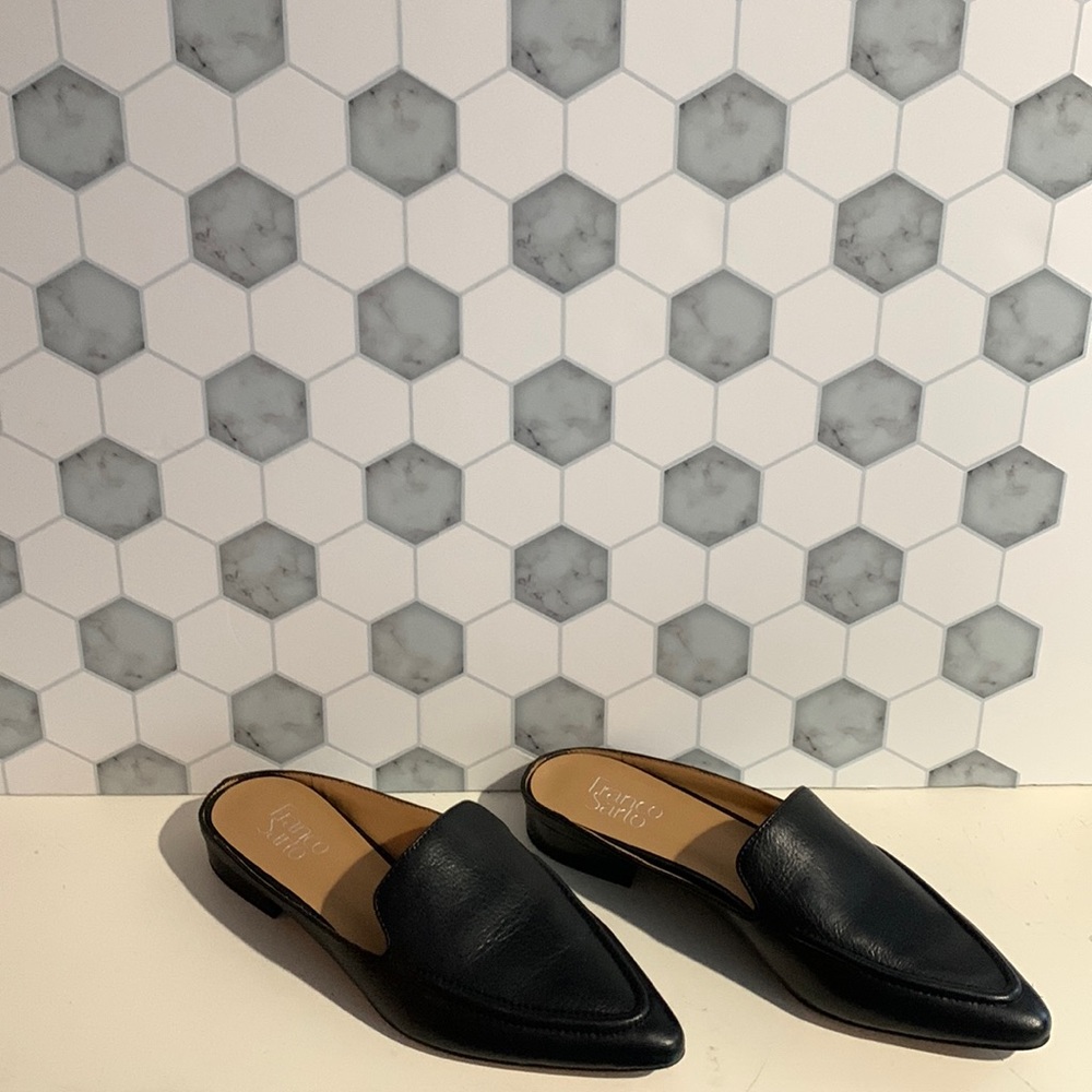 NEW Franco Sarto Black Mules